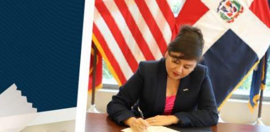 Patricia Aguilera es la encargada de Negocios de la embajada de Estados Unidos en Santo Domingo.