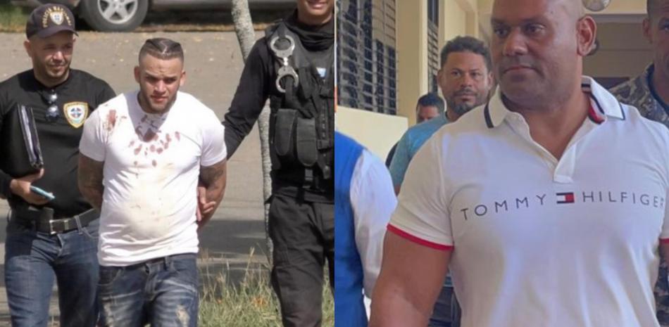 A la izquierda "el barbero" cuando era detenido y a la derecha el oficial condenado por su muerte