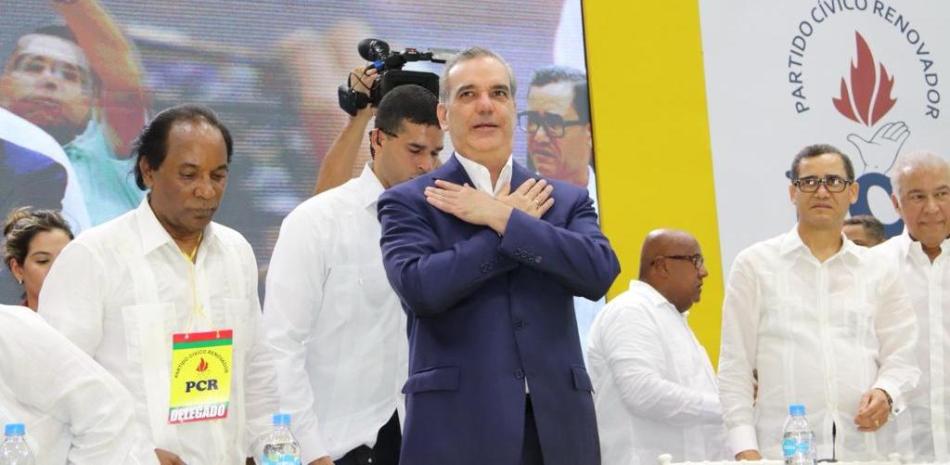Proclamación de Luis Abinader como candidato presidencial del PCR