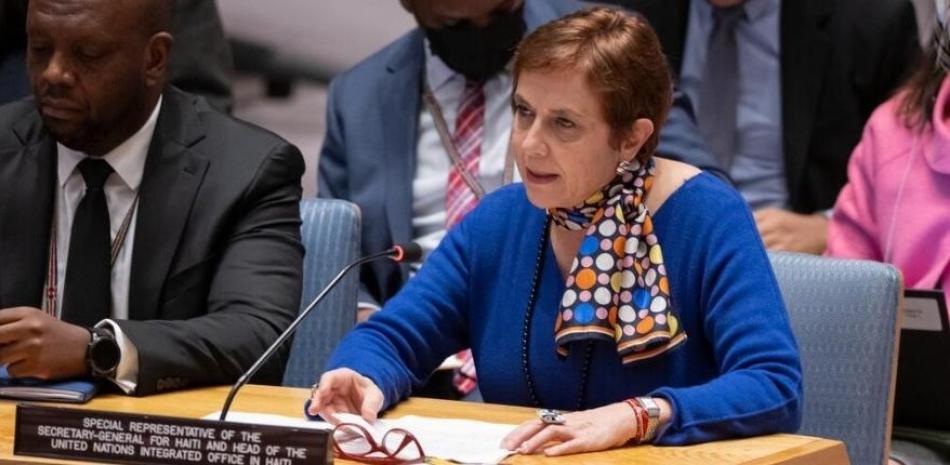 María Isabel Salvador, representante especial del secretario general de la Organización de las Naciones Unidas (ONU)