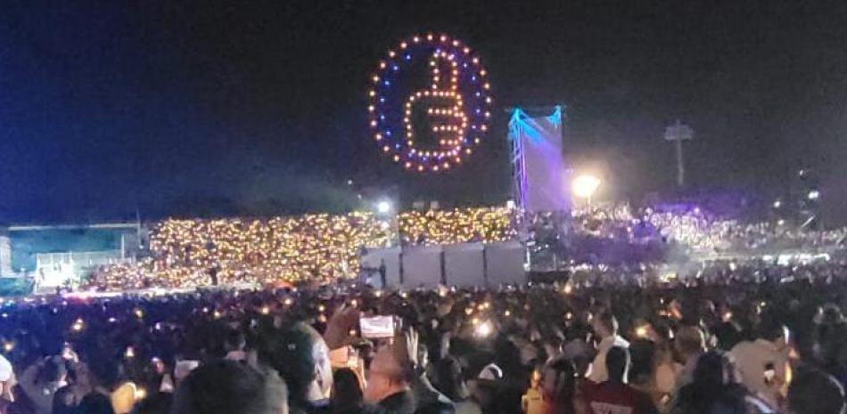 IDAC Approves PRM Advertising Drones Used at Juan Luis Guevara Concert