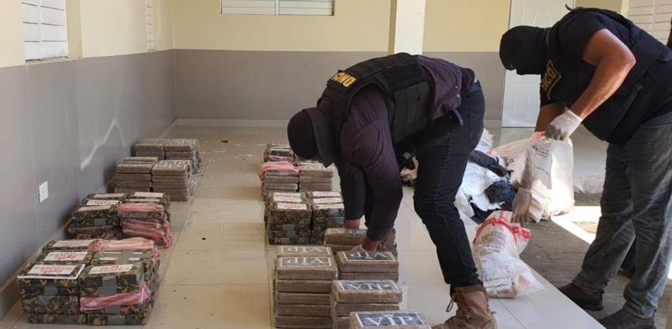 Los 268 paquetes confiscados en esta nueva operación fueron enviados bajo cadena de custodia al Instituto Nacional de Ciencias Forenses (INACIF)