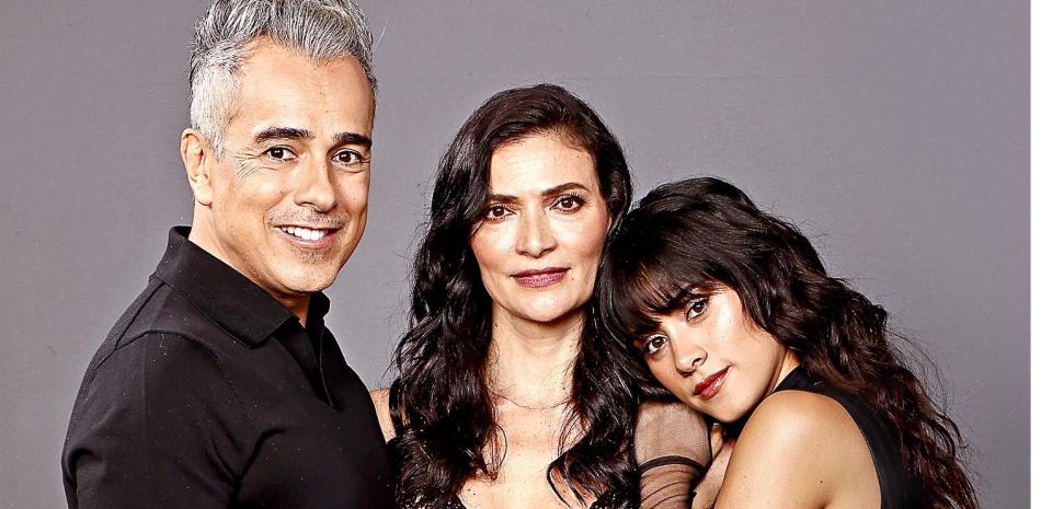 Jorge Enrique Abello (de izquierda a derecha), Ana Maria Orozco y Juanita Orozco. Ya graban con parte del elenco original, una nueva temporada de 'Betty la Fea'.