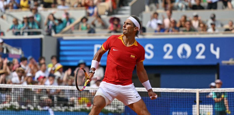 Rafael Nadal superó la primera ronda del torneo de tenis de los Juegos Olímpicos París 2024.