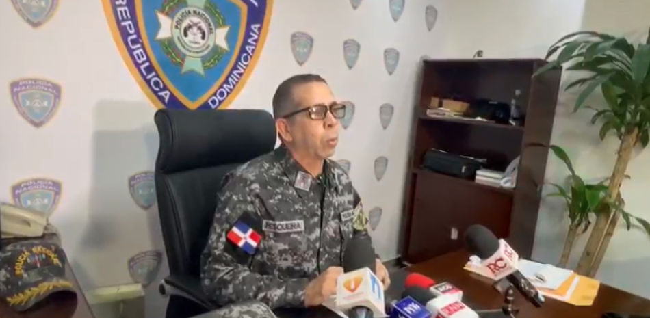 Fotografía muestra al portavoz de la Policía, Diego Pesqueira.