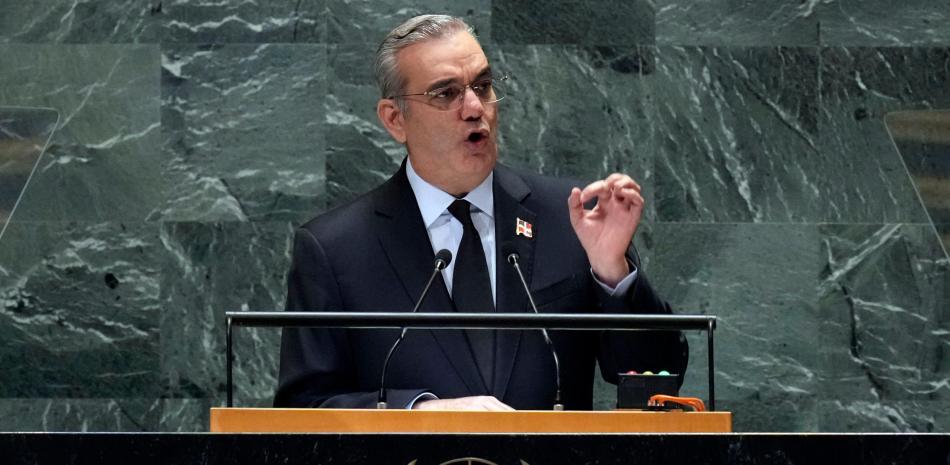 El presidente Luis Abinader ante la "79ª sesión de la Asamblea General de la ONU"