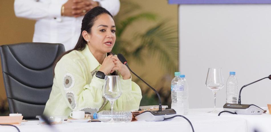 La ministra de Interior y Policía, Faride Raful