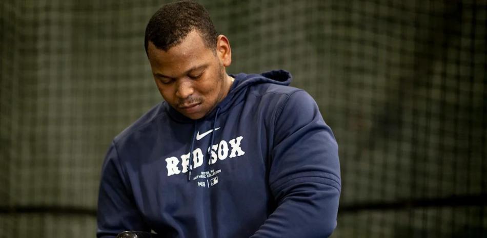 Rafael Devers ha estado aquejado de molestias durante todo los entrenamientos.