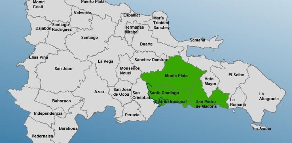 Pronostican fuertes aguaceros para el Gran Santo Domingo y otras provincias