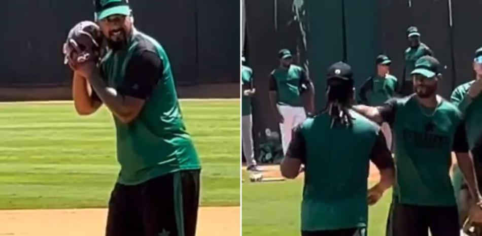 Emmanuel Clase se ha encontrado entrenando con las Estrellas durante las pasadas semanas.