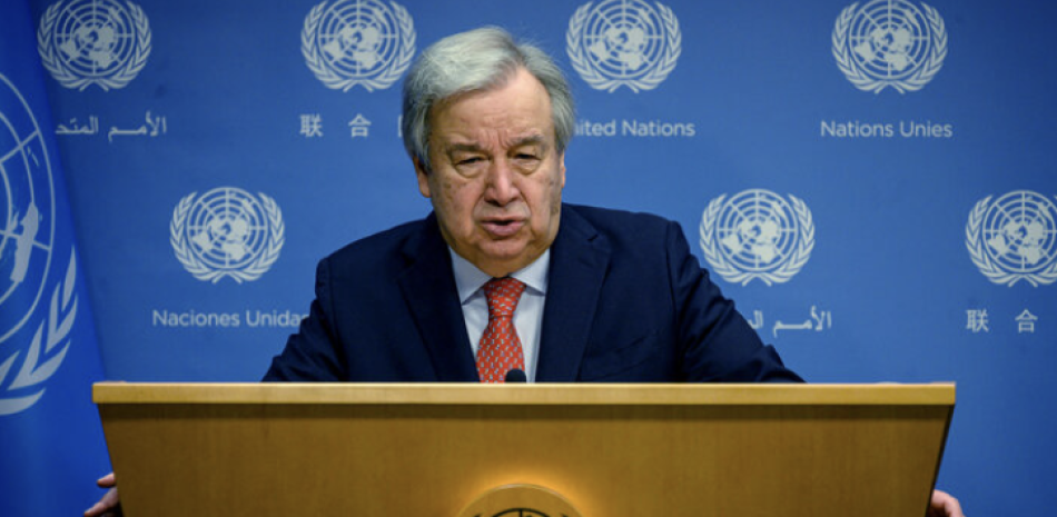António Guterres pidió además a los gobiernos nuevos planes nacionales de acción climática "audaces" de cara a la próxima COP.