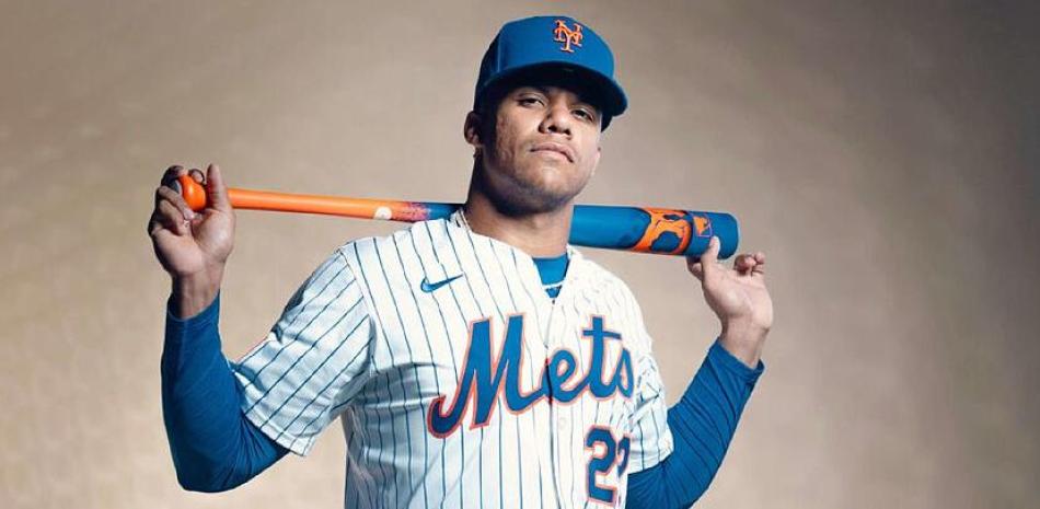 El dominicano Juan Soto busca elevar su nivel denfesivo con los Mets.