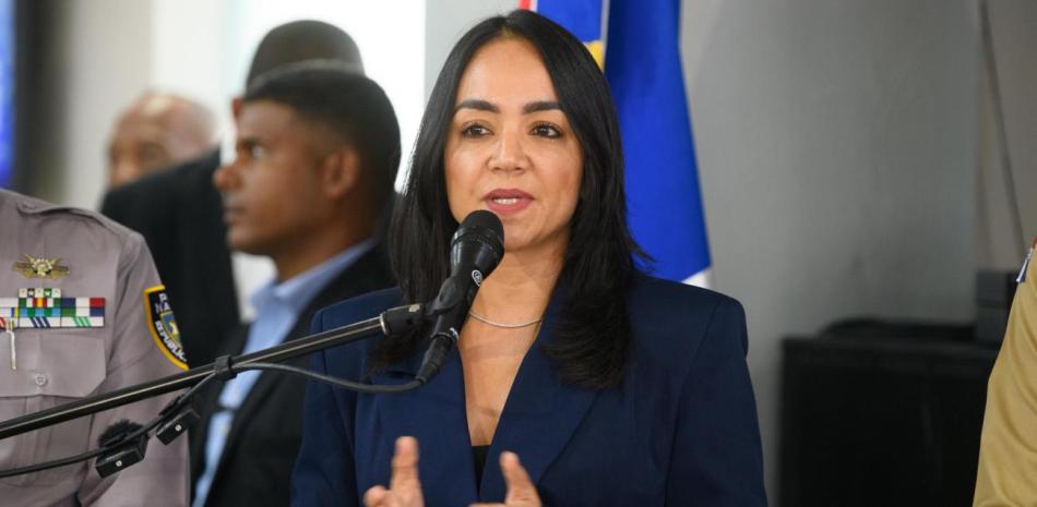 Faride Raful habló en rueda de prensa tras la reunión de Seguridad Ciudadana, encabezada por el presidente Luis Abinader.