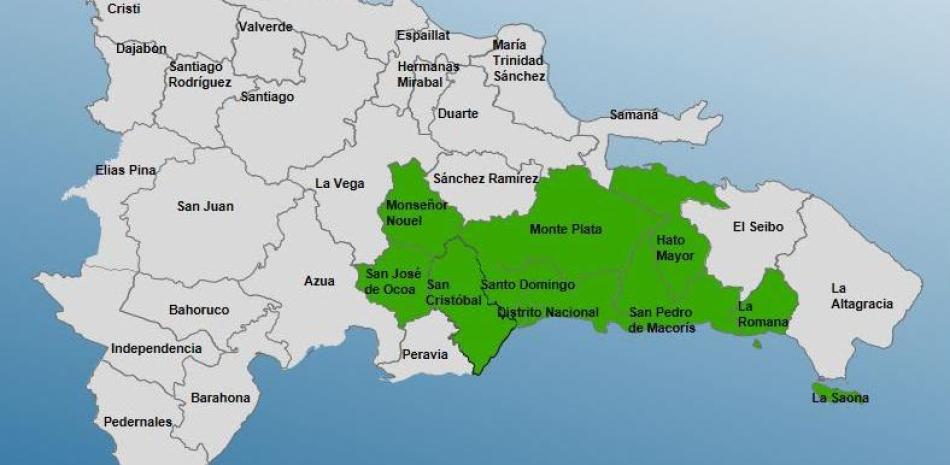 Pronóstico y alertas por onda tropical en República Dominicana