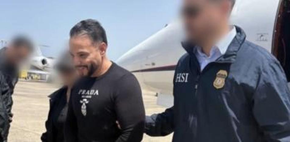 Erick Randhiel Mosquea Polanco, principal imputado en caso Falcón, fue extraditado a EEUU