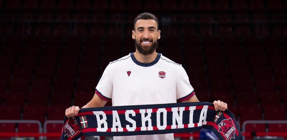 Chris Duarte durante su presentación con el Baskonia