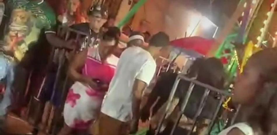 Niños y adolescentes colmaron los atractivos mecánicos al momento del accidente ocurrido en las patronales de Hato Mayor