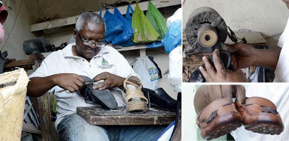 Juan Manuel Martínez explica que mientras está arreglando un calzado posee una sonrisa en su rostro porque las personas deben amar lo que hacen y valorar lo que Dios les ofrece para sobrevivir