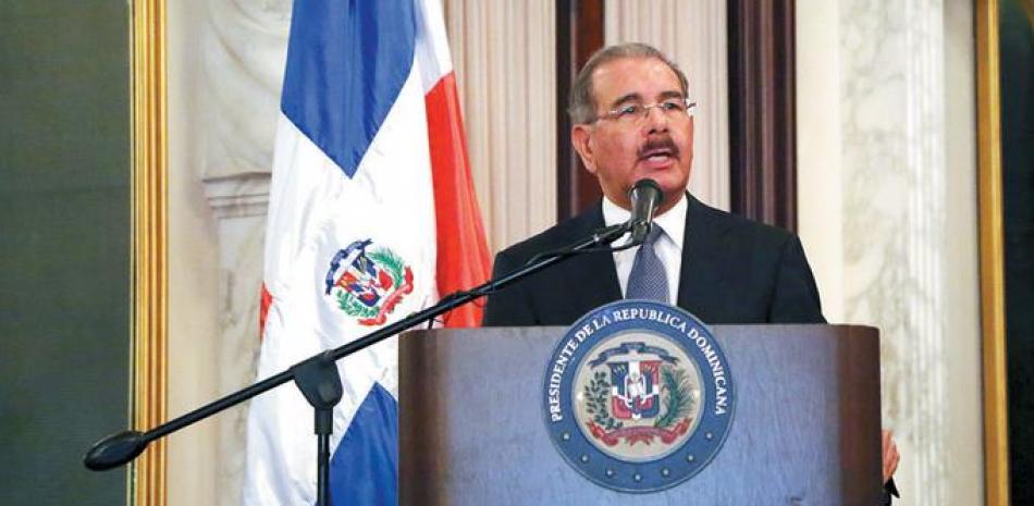 Declaraciones. El presidente Danilo Medina encabezó ayer el acto de puesta en funcionamiento de la Iniciativa para la Productividad y la Competitividad Nacional.
