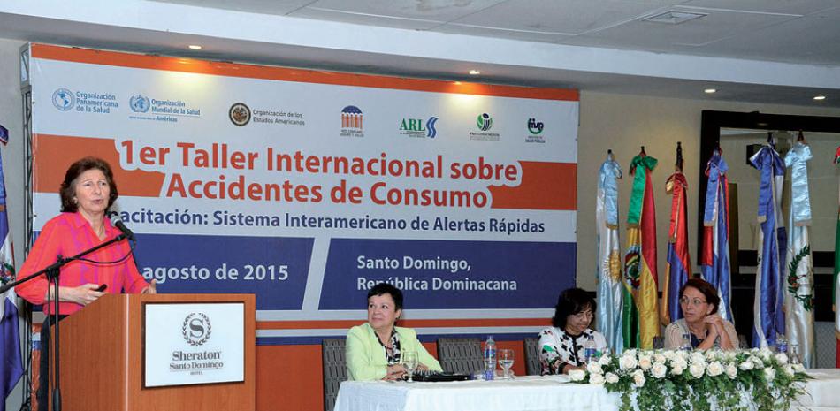 Capacitación. El taller internacional sobre accidentes de consumo fue realizado en el hotel Sheraton de Santo Domingo.