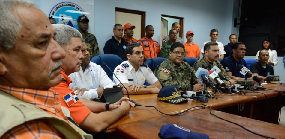 Boletín. El Centro de Operaciones de Emergencias rindió un informe ayer sobre los daños provocados en el país por tormenta Erika.