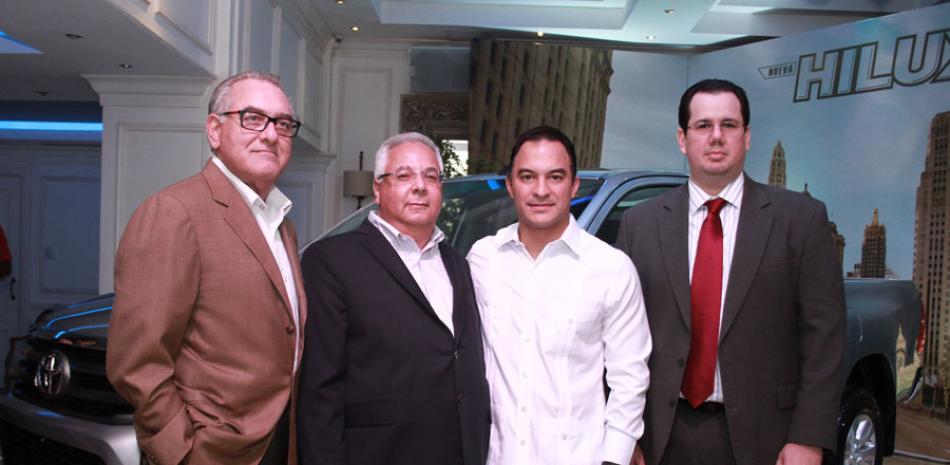 Marcial Najri, César Pumarol, Gabriel Montilla y Alfredo Najri.
