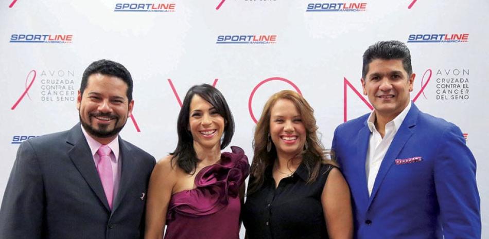 Miguel Reyes, Vivian Peña, Catherine Vásquez y Eddy Herrera.