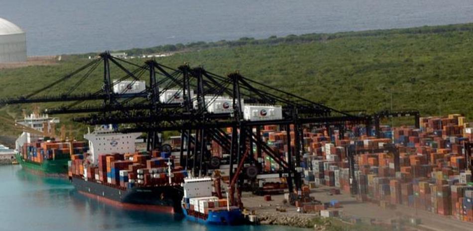 Lugar del robo. Las mercancías fueron sustraídas del depósito número 16 de la terminal de cargas Punta Caucedo, del AILA.