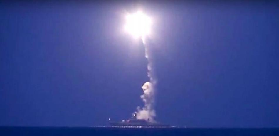 Mar. Desde el mar Caspio, lanzaron los misiles.