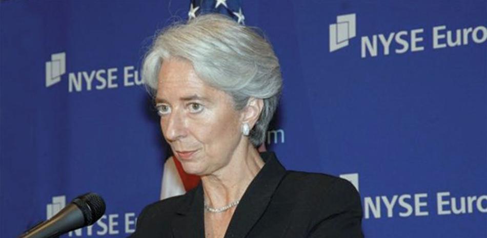 Christine Lagarde, directora gerente del Fondo Monetario Internacional (FMI), en foto de archivo. Hablará hoy en Lima.