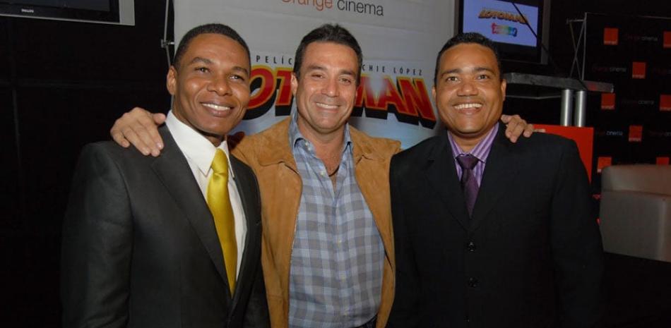 Combinación perfecta. Raymond Pozo, Archie López y Miguel Céspedes, han hecho una tripleta de éxito en el cine.