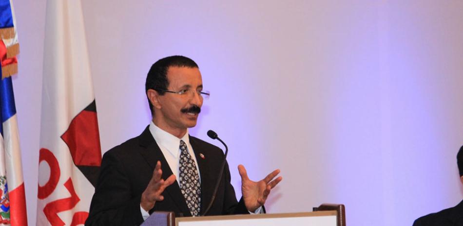 Expositor. El Sultán de Dubai, Ahmed Bin Sulayem, fue el orador principal del almuerzo anual de la Asociación Dominicana de Zonas Francas.
