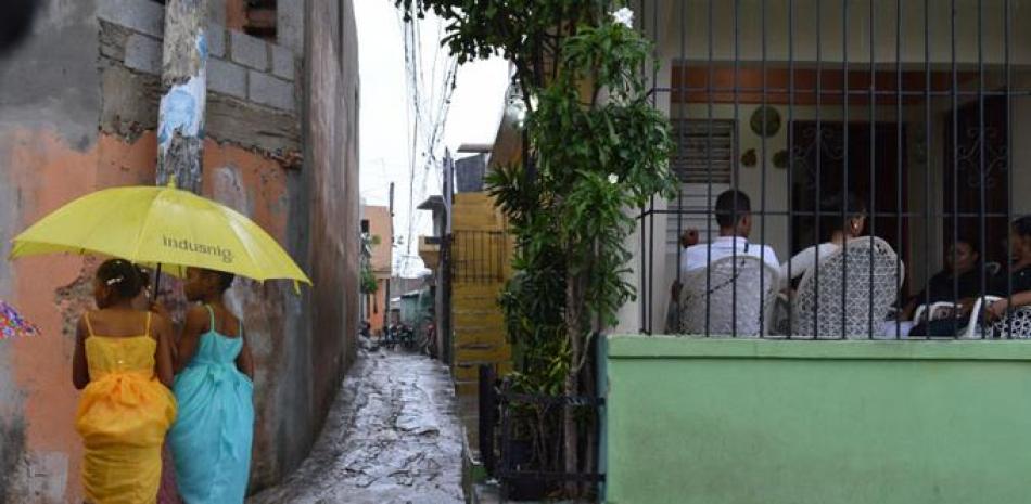 Sector. Lugar donde fue asesinado el estudiante de Arquitectura, frente a la puerta de su casa.