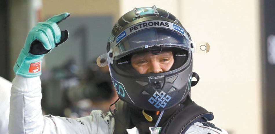 Nico Rosberg saldrá desde la primera posición en el Gran Premio de Abu Dabi de Fórmula Uno.