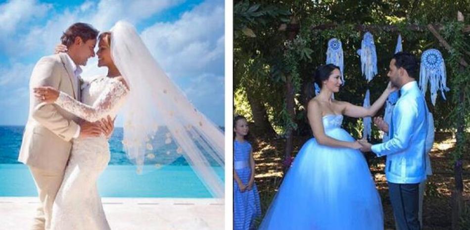 Parejas. Georgina Duluc y Marcos Irizarry se comprometieron el 14 de febrero del año pasado, mientras que Sergio Carlo y Gabriela Arriaza lo hicieron, también el año pasado, luego de varios meses de relación, en la ciudad de Boston.