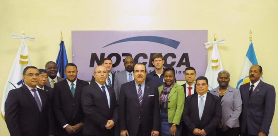 Cristóbal Marte Hoffiz junto con los miembros de la Comisión Médica de la NORCECA en la reunión anual del órgano médico.