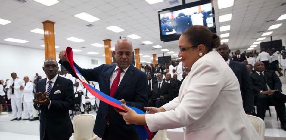 Michael Martelly dejó el poder el pasado domingo, tal como los establece la Constitución haitiana.