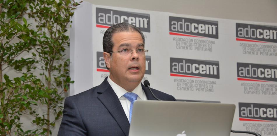 Representante. Gabriel Ballestas, presidente de la Asociación Dominicana de Productores de Cemento Portland (Adocem).
