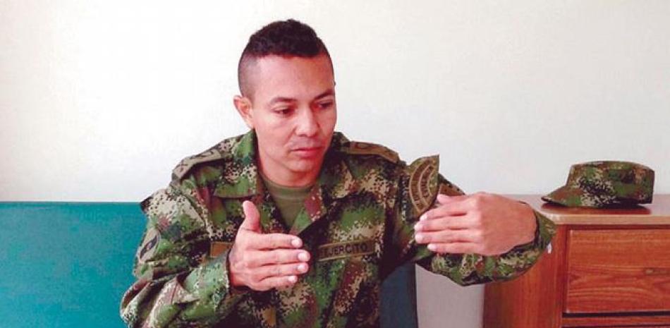 Libre. Cabo del Ejército colombiano Jair Villar.