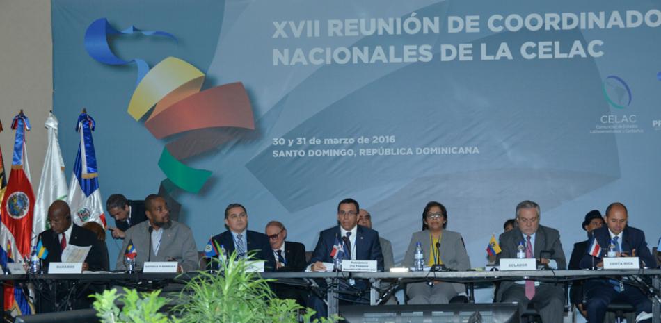 Inauguración. El ministro de Exteriores dominicano, Andrés Navarro, dijo durante la apertura del evento de la CELAC que “es el momento de que reflexionemos juntos sobre el futuro de nuestra comunidad a cinco años de su existencia".