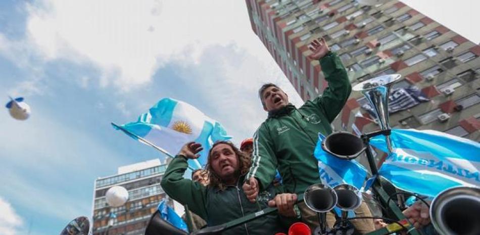 Choques. Los sindicatos celebraron la protesta contra los aumentos en las tarifas ordenados por el Gobierno de Mauricio Macri, ayer.
