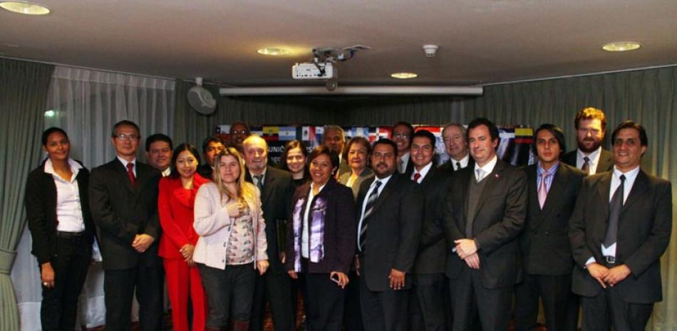 Delegados de distintos países que participan en la asamblea de la Odepa.