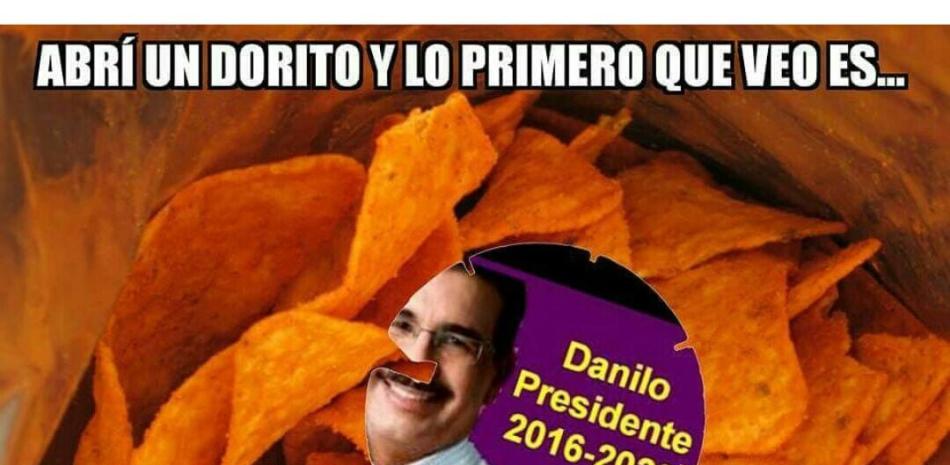 Este fue uno de los memes más creativos sobre las llamadas realizadas por el PLD, con un mensaje grabado en la voz de su candidato presidencial, Danilo Medina.