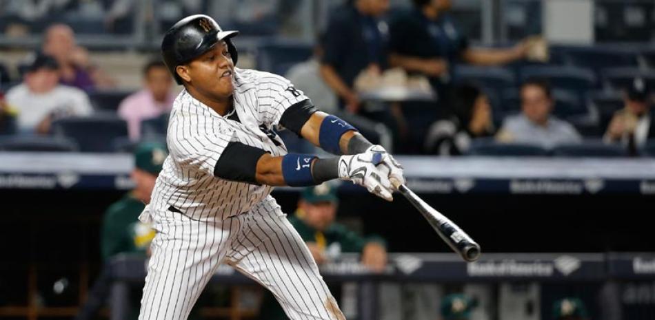 Bateo. Starlin Castro ligó un cuadrangular en la victoria de los Yankees de Nueva York sobre los Reales de Kansas City anoche.