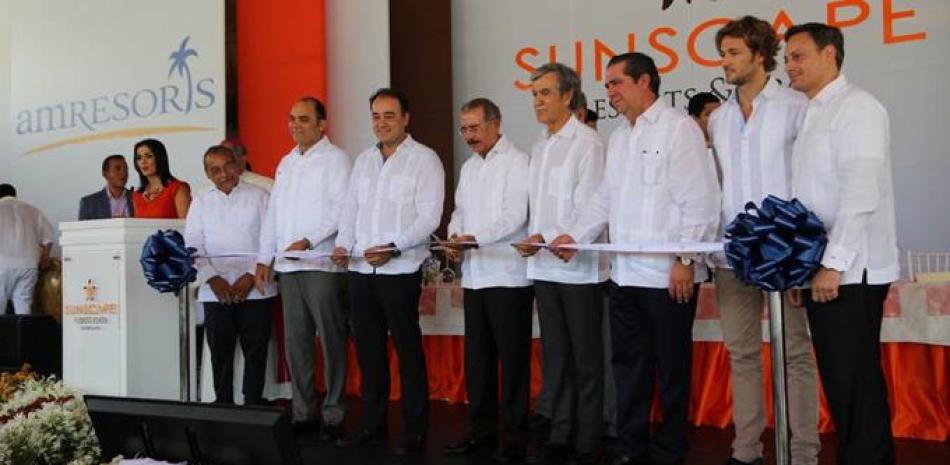 Danilo Medina inaugura hotel Sunscape, Playa Dorada, Puerto Plata.