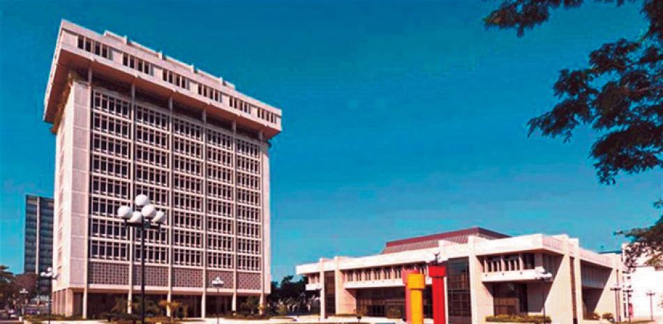 Sede principal del Banco Central de la República Dominicana.