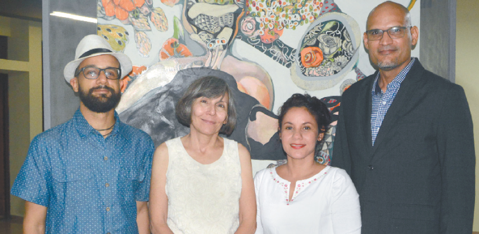Artistas que exponen sus obras en el Centro Español de Santiago