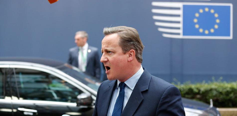 El primer ministro británico David Cameron a su llegada al Consejo Europeo celebrado en Bruselas, Bélgica hoy, 28 de junio de 2016. / EFE