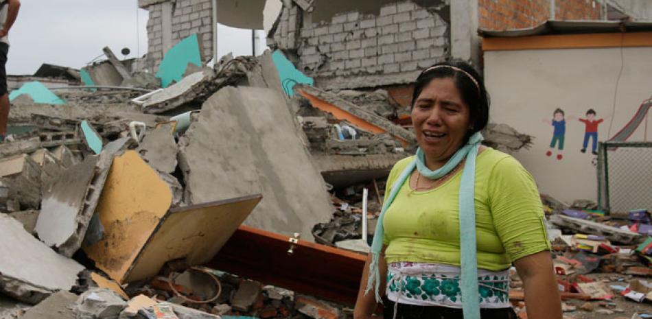 Tragedia. El terremoto de magnitud 7,8 registrado que sacudió a Ecuador el pasado sábado 16 de abril provocó la pérdida de más de 600 vidas humanas.