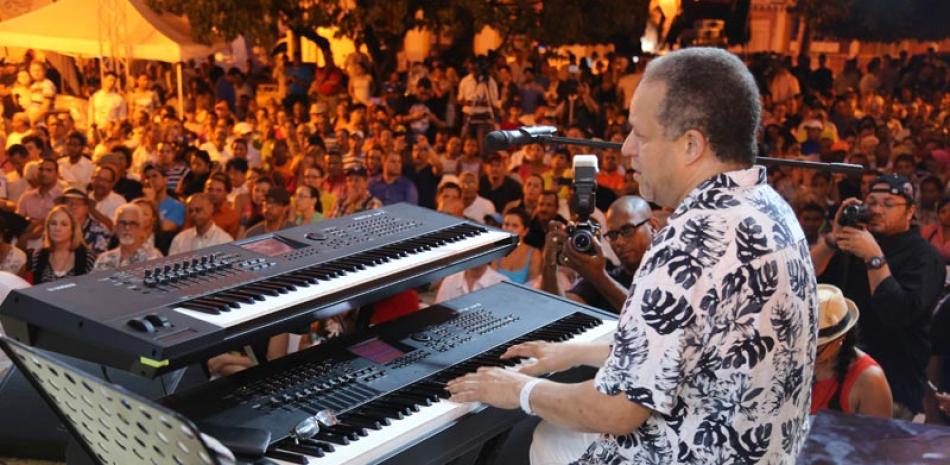Músico. Manuel Tejada en una de las pasadas ediciones del Dominican Republic Jazz Festival.